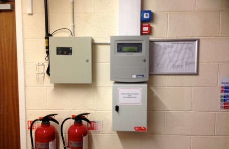 Fire alarm panel installation